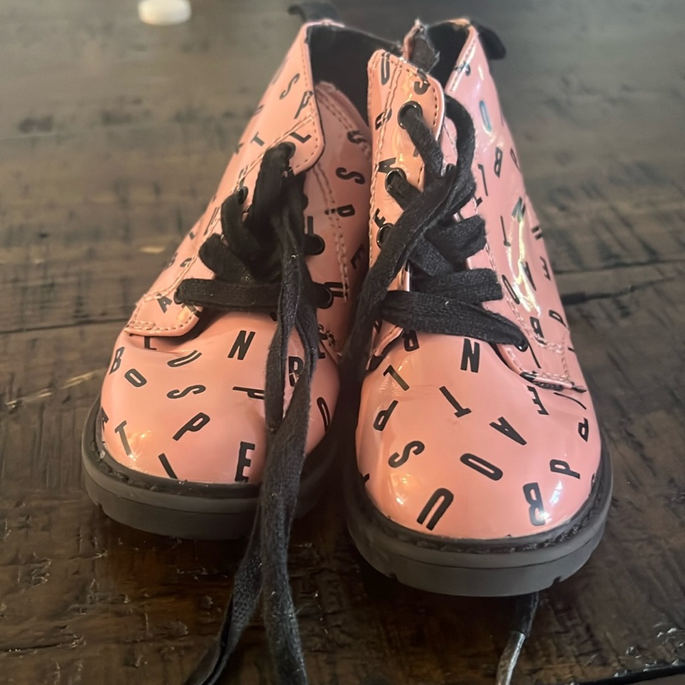 Zara pink boots size 21 (eu)